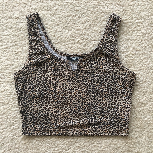 SHEIN Tops - SHEIN leopard print tank top